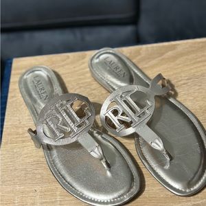 Silver  sandals